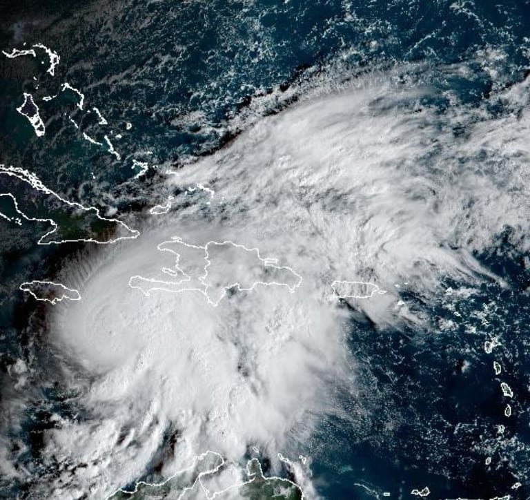 Conoce cuáles regiones de la isla podrían registrar los aguaceros más intensos asociados a la tormenta tropical