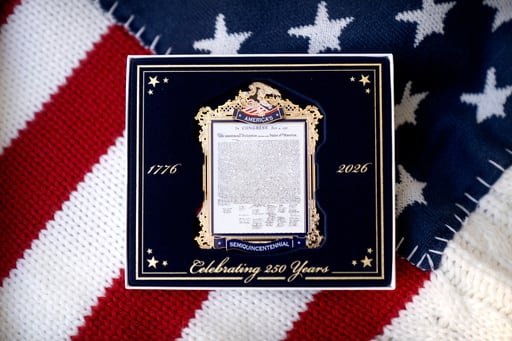 La White House Historical Association y America250.org revelan un adorno de edición limitada que presenta la Declaración de Independencia