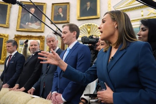 El presidente insultó a Mary Bruce, de ABC News, y amenazó con la licencia de la cadena tras las preguntas que hiciera la periodista sobre Arabia Saudí y Jeffrey Epstein