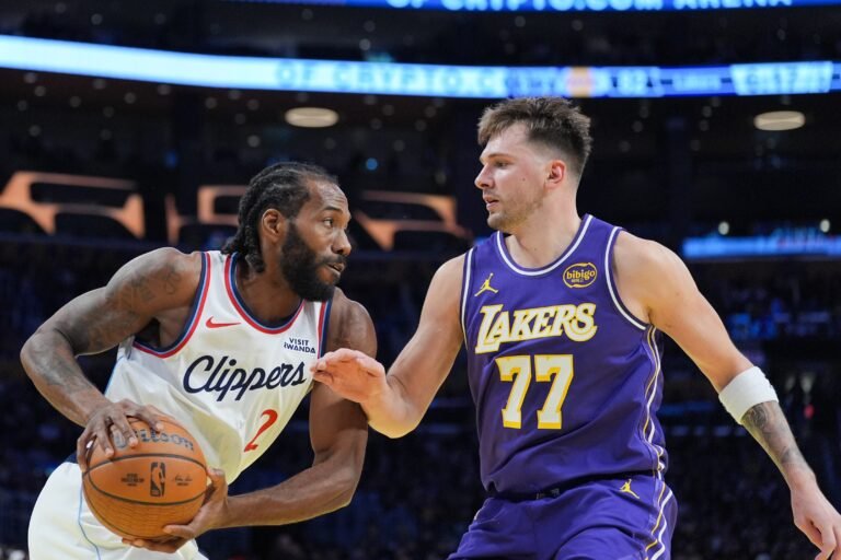El base esloveno de los Lakers se quedó a un rebote de conseguir el que hubiera sido su décimo triple doble de 40 puntos