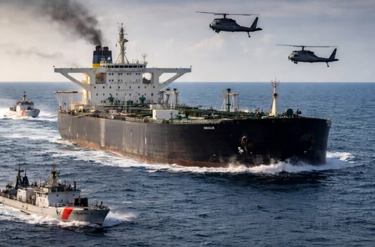 El tranquero continúa navegando en alta mar sin haber sido abordado