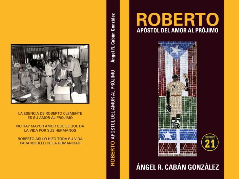 En su cuarto título sobre el pelotero, Ángel R. Cabán González reúne historias y símbolos que destacan el legado moral y solidario del inmortal jardinero