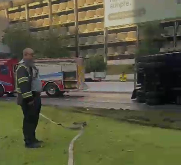 El incidente ocurrió en dirección de San Juan hacia Carolina