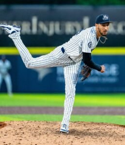 El prospecto de la organización de Nueva York tiró tres entradas sin permitir anotaciones ante Baltimore