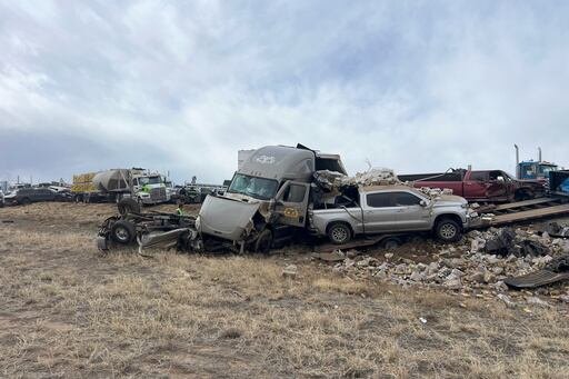 Se registraron 29 heridos en el accidente múltiple en la I-25 provocado por la poca visibilidad