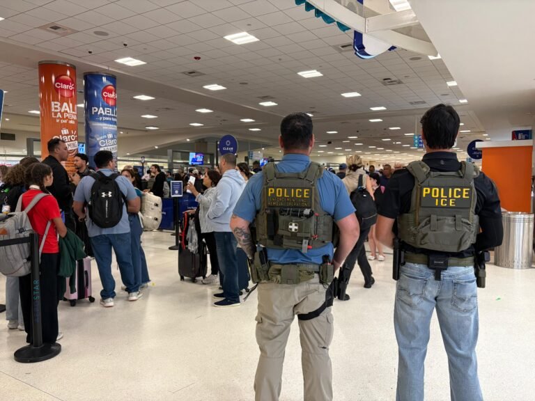 Fueron asignados para apoyar a TSA con el “manejo” de pasajeros
