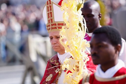 Durante la misa del Domingo de Ramos, el pontífice estadounidense manifestó que la fe no justifica el conflicto en medio de los conflictos mundiales