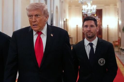La superestrella del fútbol, conocida por evitar posturas ideológicas, visitó al presidente Donald Trump