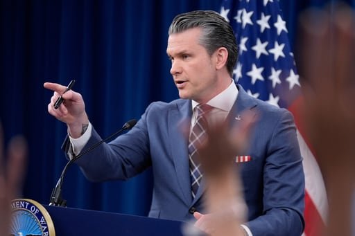 “Se necesita dinero para matar a los malos”, manifestó el secretario de Defensa, Pete Hegseth