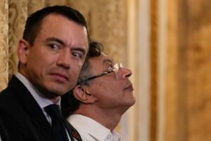 Se trata de otro episodio en la disputa entre ambos mandatarios que tiene sumido a Colombia y Ecuador en una guerra comercial desde enero