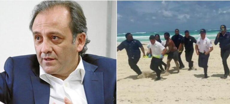 Se encontraba acompañado por sus dos hijos, de 12 y 14 años, cuando ocurrió el incidente