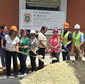 Los trabajos son parte de un plan de reconstrucción y desarrollo del centro urbano de ese municipio