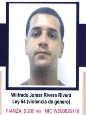 Contra Wilfredo Jomar Rivera Rivera, de 40 años, pesaba una orden de arresto por violaciones a la Ley 54