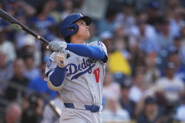 El astro japonés de los Dodgers tiene en su carrera 27 cuadrangulares abriendo partidos como el que conectó el miércoles contra los Padres