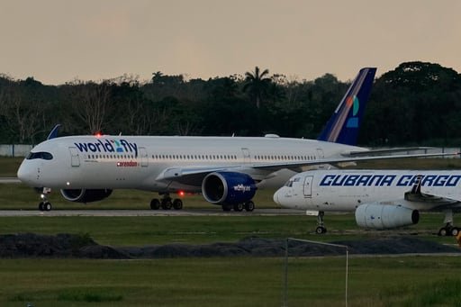 Realizaba dos vuelos semanales, pero en febrero lo redujo a uno