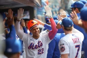 El toletero dominicano lideró la ofensiva neoyorquina en la barrida sobre Miami