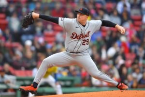 El lanzador de los Tigers sintió inicialmente dolor en el codo la semana pasada contra los Braves, y volvió a sentir molestias el domingo
