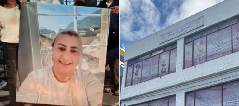 En imágenes de cámaras de seguridad se observa a dos sujetos cargando a una mujer
