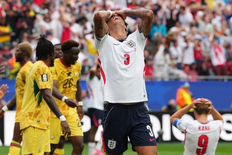 Inglaterra Ghana empate Mundial
