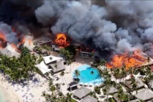 incendio en hotel República Dominicana