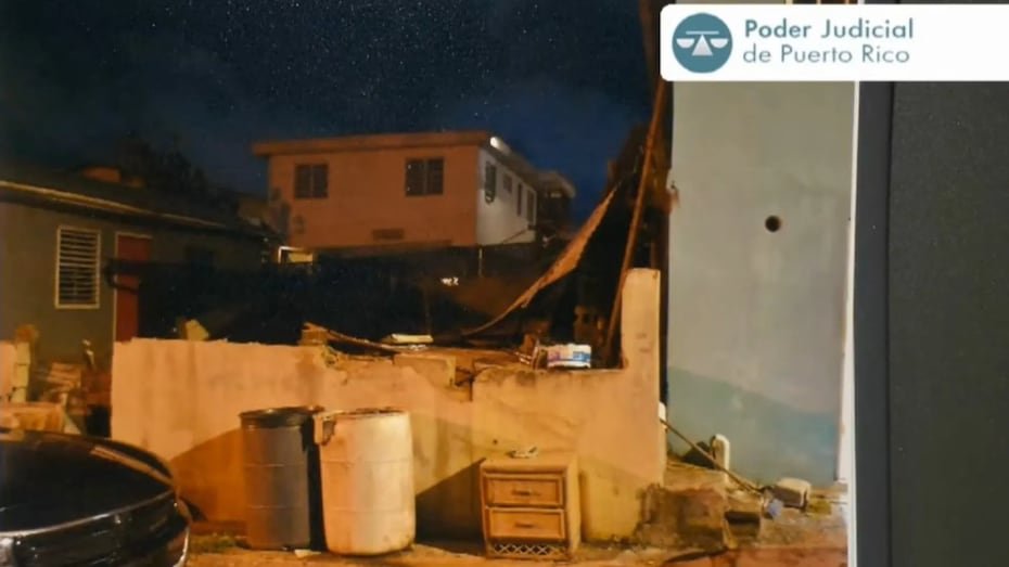 Allanamiento a la residencia de Elvia Cabrera.