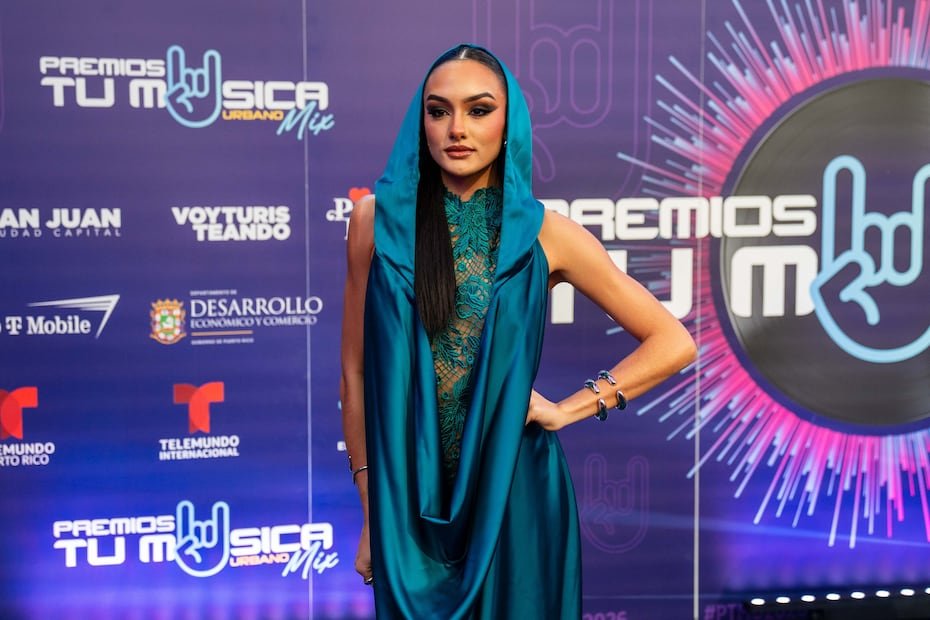 Coralys Rivera aprovechó el evento para lucir sus dotes de pasarela como exfinalista de Nuestra Belleza Puerto Rico.
