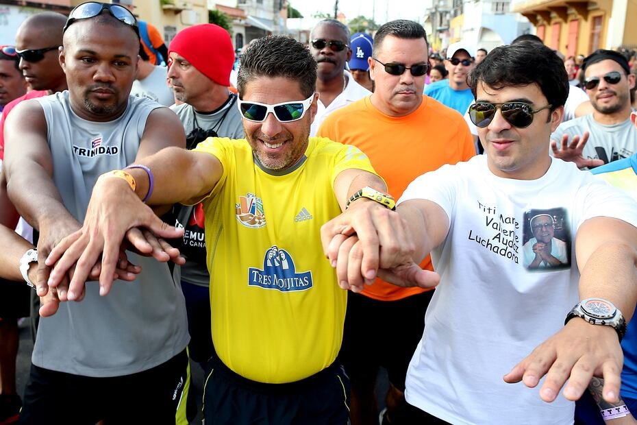 2013 | El comediante y animador inició la caminata en Mayagüez y la culminó en el Coliseo Roberto Clemente, en Hato Rey