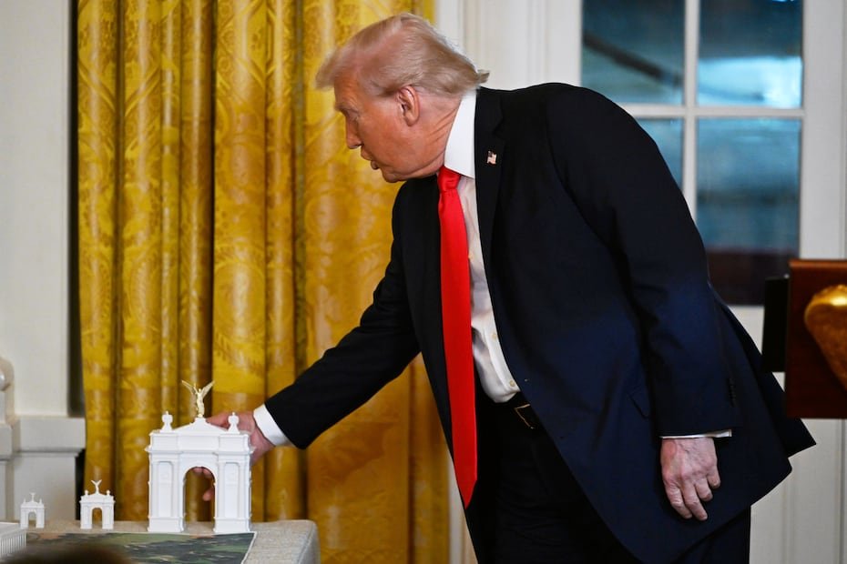 Trump planifica construir un enome arco de triunfo en una de las entradas a la ciudad de Washington para conmemorar los 250 años de la independencia del país el próximo 4 de julio.