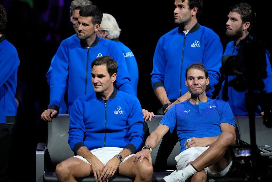 Roger Federer (izquierda) y Rafael Nadal (derecha) tuvieron una rivalidad que abarcó 40 partidos a lo largo de 15 años.