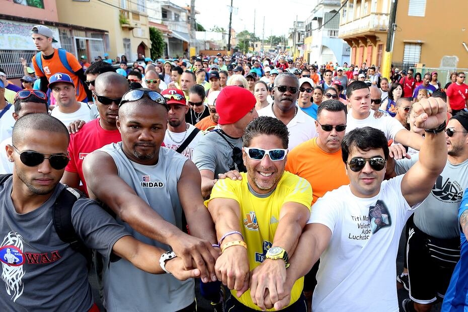 2013 | El comediante y animador inició la caminata en Mayagüez y la culminó en el Coliseo Roberto Clemente, en Hato Rey