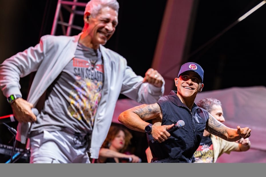 Durante la presentación artística de MJR, conocidos por haber pertenecido al legendario grupo Menudo, se presentaron en un nuevo formato de solo tres integrantes.