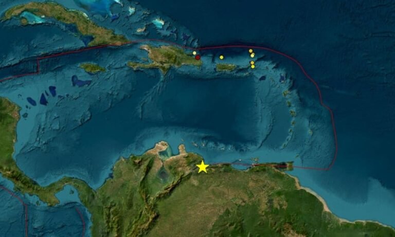 advertencia de tsunami Caribe