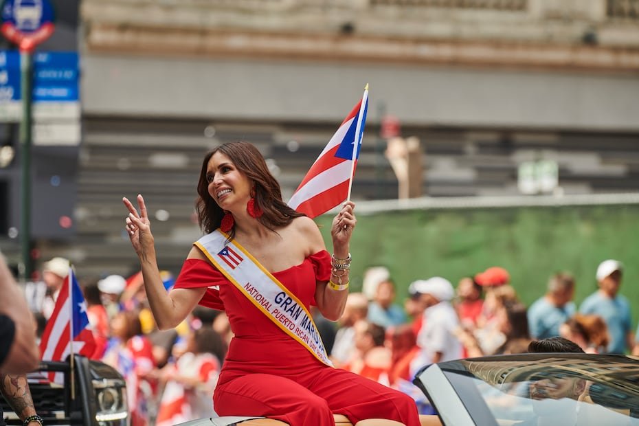 La actriz y presentadora fue en el 2023 la Gran Mariscal de la Parada Puertorriqueña en Nueva York.