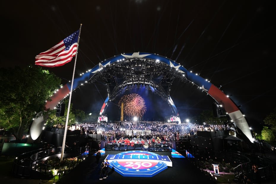 UFC Freedom 250 se celebró en el césped sur de la Casa Blanca.