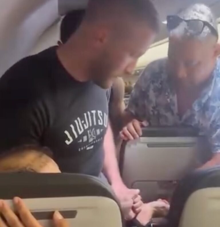 El arrestado, quien fue detenido por un peleador de artes marciales, también habría agredido a una persona en la nave de Frontier con rumbo a Chicago