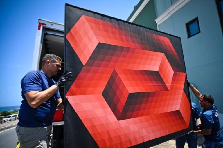 El caso sobre las piezas del fenecido artista Víctor Vasarely todavía se litiga en el tribunal de apelaciones en Boston