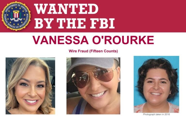 Vanessa O’Rourke, de 37 años, pasó de una enfermedad falsa a integrar la lista de los más buscados del FBI. ¿La has visto?