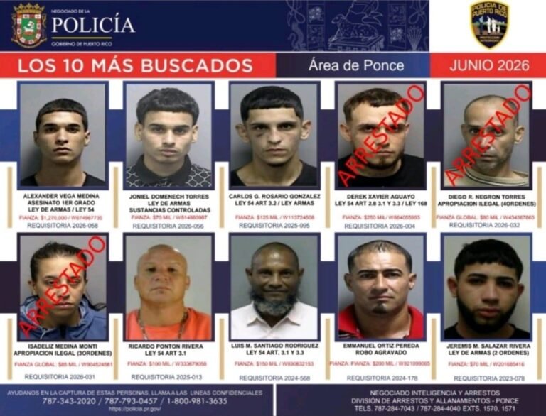 Aquí los nombres de los individuos que están en la mira de la Policía