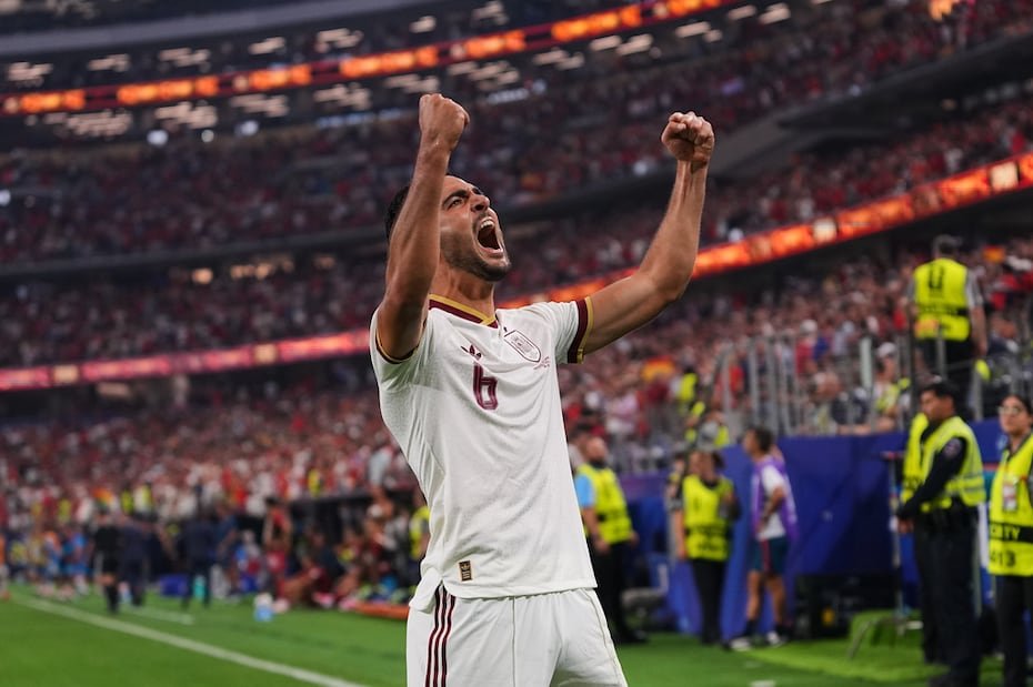 España (España y Bélgica se enfrentarán el viernes 10 de julio)