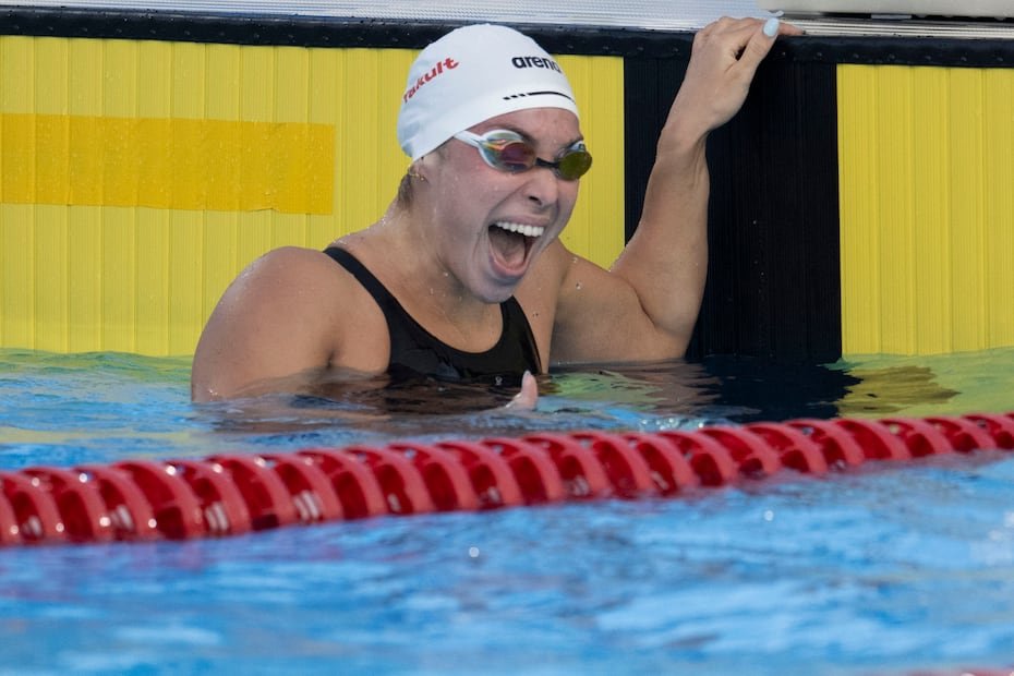 58.79 segundos y otra marca histórica: Kristen Romano volvió a dominar la piscina en Santo Domingo 2026.