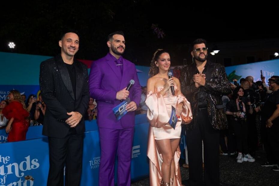 Juan Vélez, Víctor Santiago, Gabriela Short y Marlon Fernández.