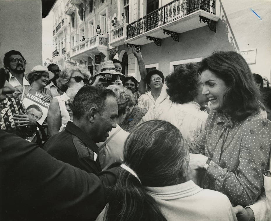 Jackie Kennedy en San Juan.