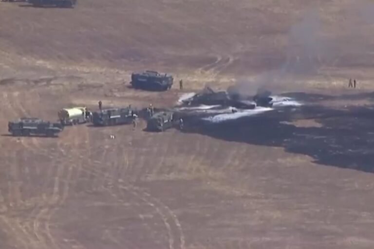 accidente avión caza