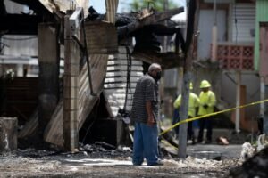 incendio en Juana Matos