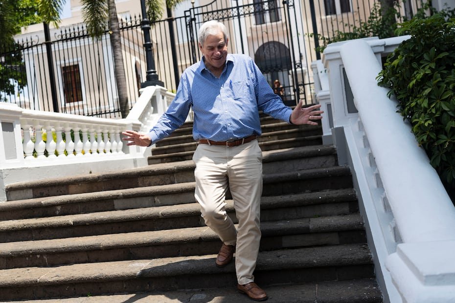 El ingeniero Carlos Pesquera se reunió con la gobernadora previo al mensaje de la renuncia de Domenech y García.