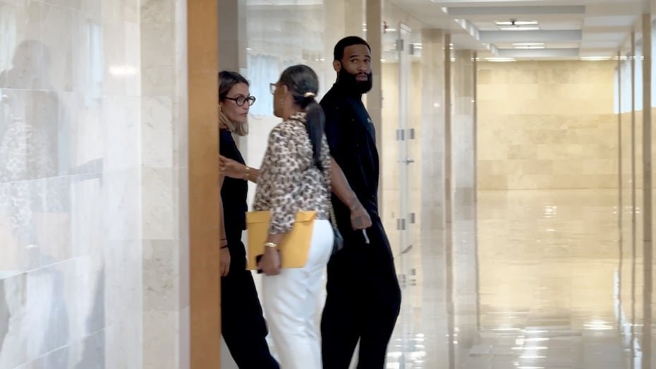 Walter Hodge Jr. asistió hoy al Centro Judicial de Caguas para la vista preliminar.