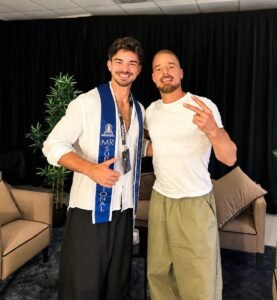 Lázaro Oertli y Ricky Martin