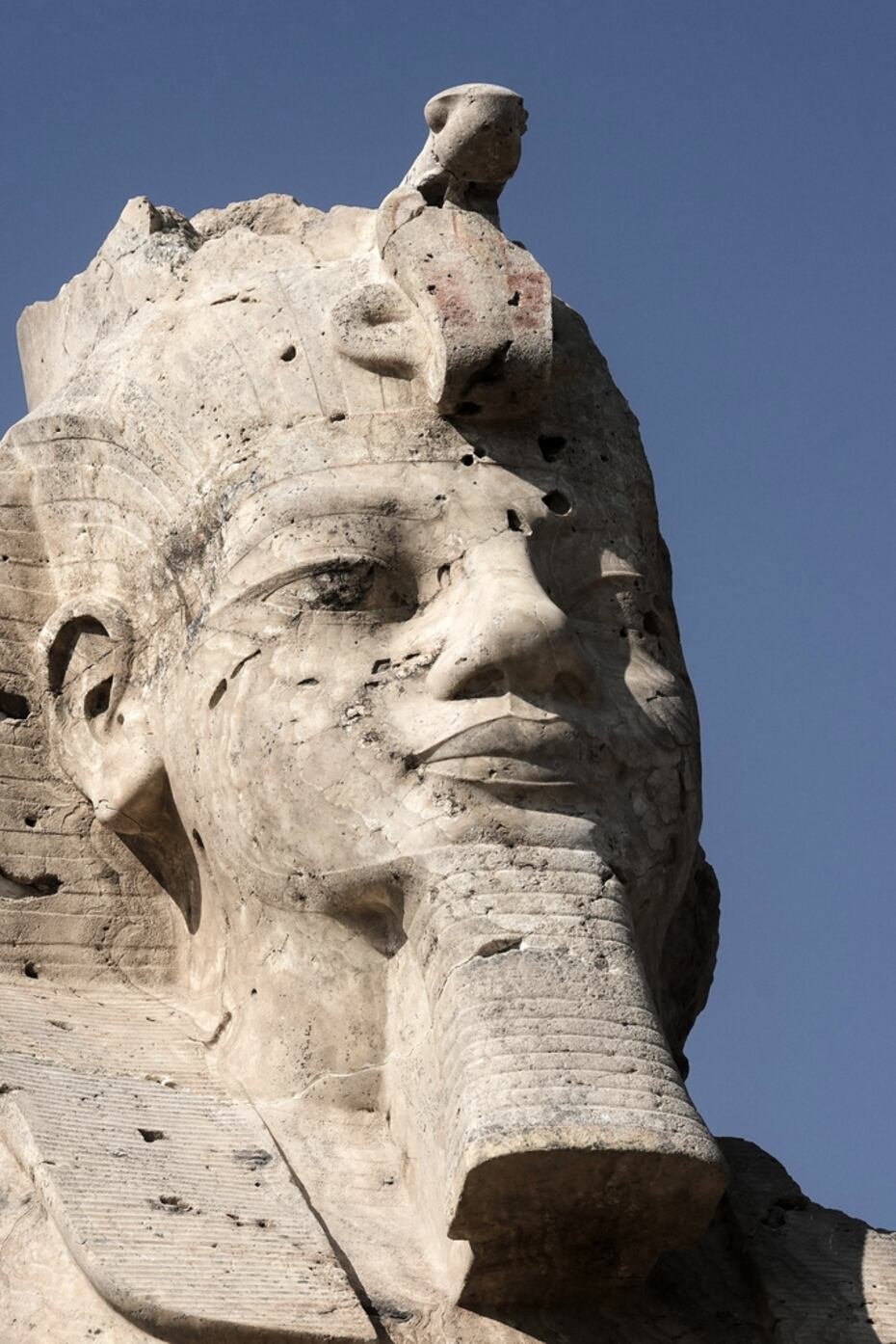 Representan a Amenhotep III, quien gobernó el antiguo Egipto hace unos 3,400 años.