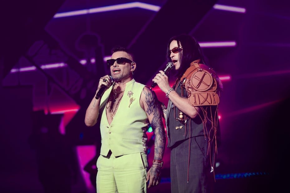 Manny Manuel fue uno de los invitados de la noche que causó gran emoción en la audiencia.
