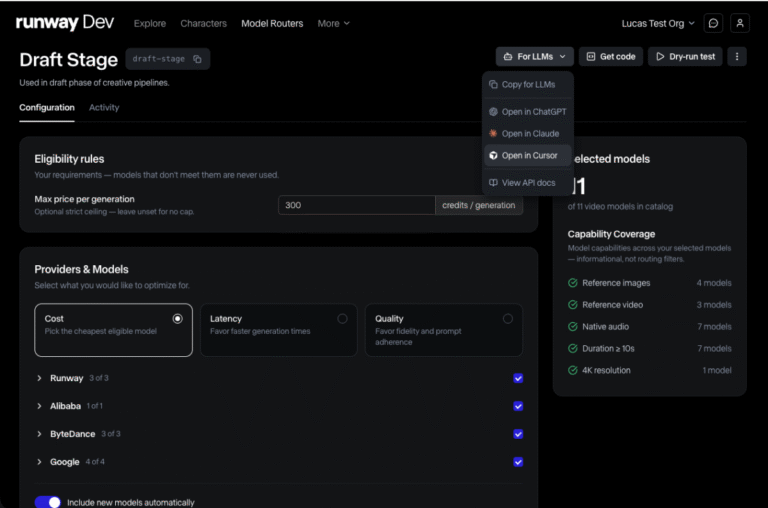 Runway Media Router